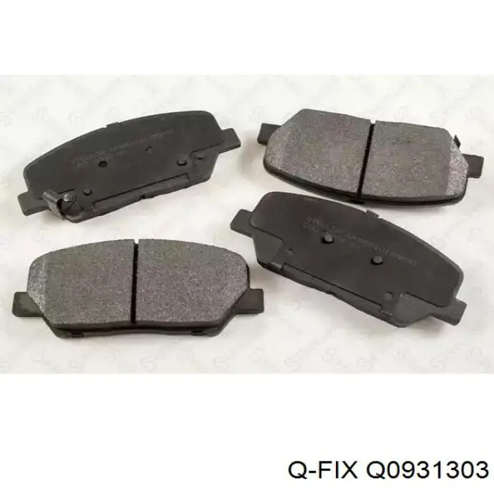 Передні тормозні колодки Q0931303 Q-fix