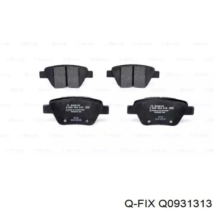 Задні гальмівні колодки Q0931313 Q-fix