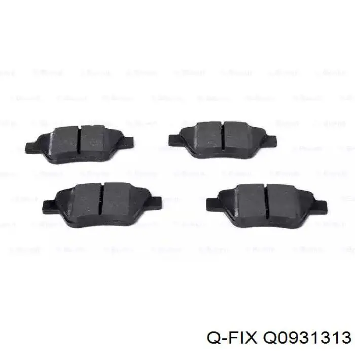 Q0931313 Q-fix Колодки гальмівні задні, дискові