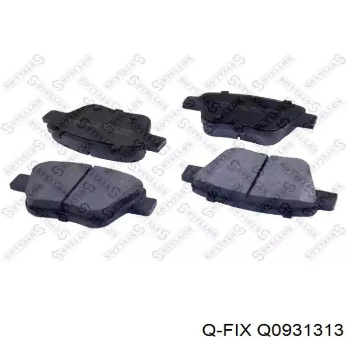 Купити Q0931313 Q-fix Задні колодки