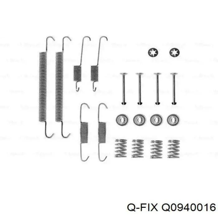 Направляюча супорту заднього Q0940016 Q-fix