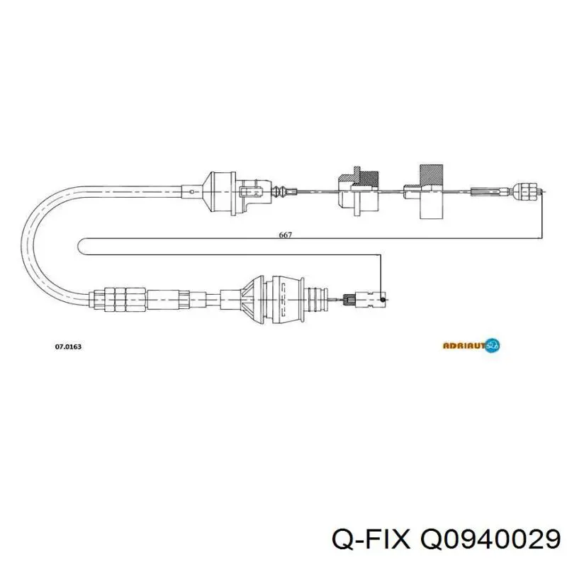 Направляюча супорту заднього, нижня Q-fix Q0940029 ціна, від 4.21 USD