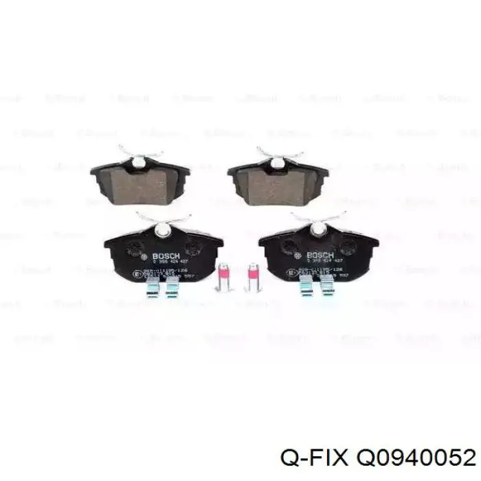 Ремкомплект супорту гальмівного переднього Q-fix Q0940052 ціна, від 7.30 USD