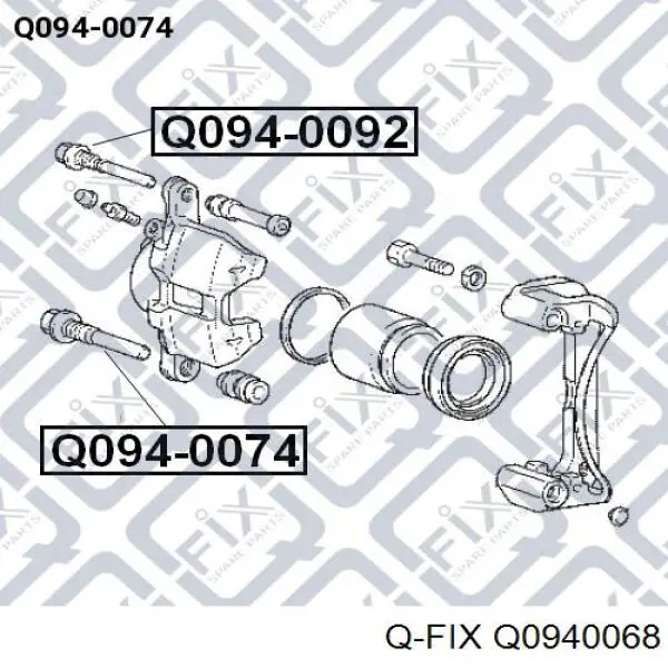Направляюча супорту переднього, верхня Chrysler MR407742