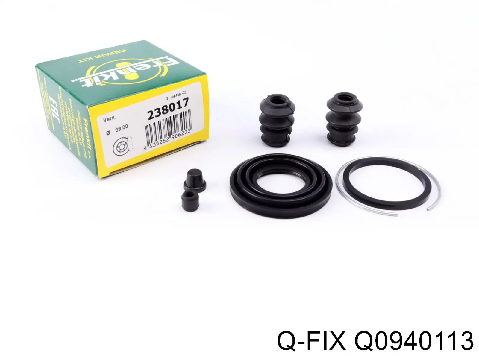 Пильник направляючої суппота гальмівного, переднього Q-fix Q0940113