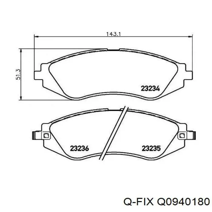 Ремкомплект супорту гальмівного заднього Q-fix Q0940180 ціна, від 5.29 USD