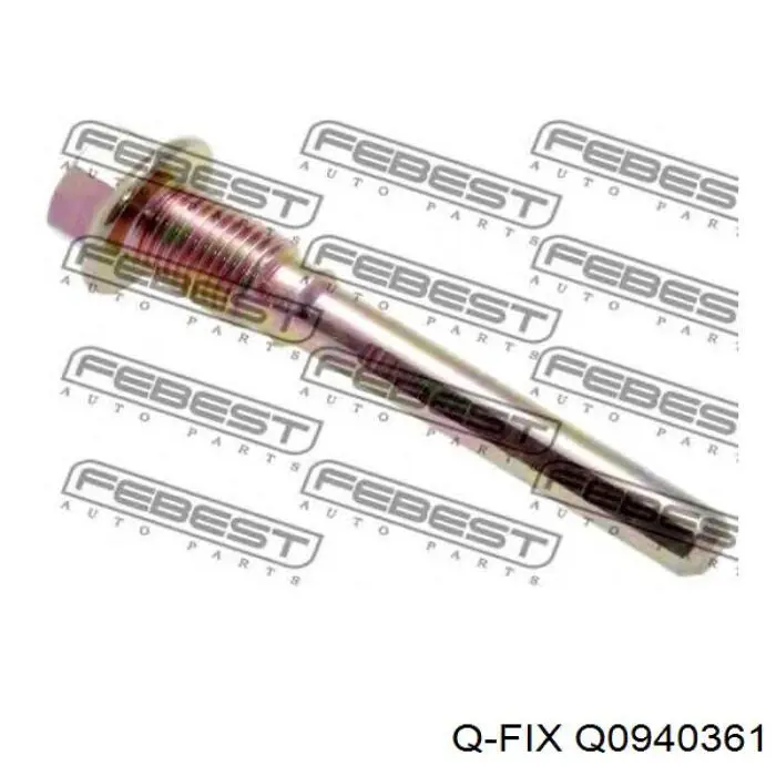 Направляюча супорту переднього, верхня Q-fix Q0940361 ціна, від 6.00 USD