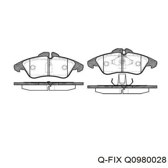 Q0980028 Q-fix Поршень гальмівного супорта заднього