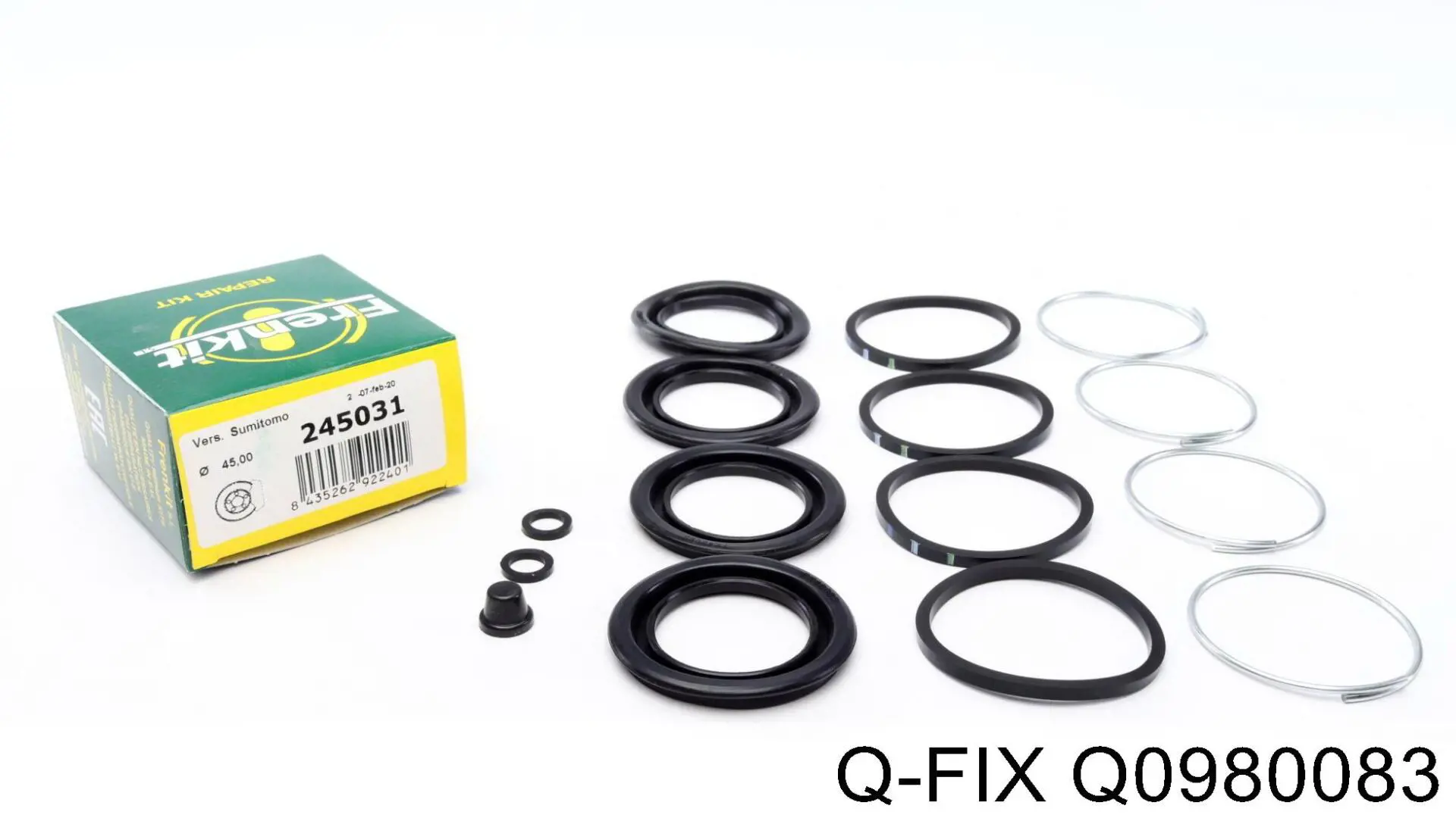 Поршень супорту гальмівного, переднього Q-fix Q0980083