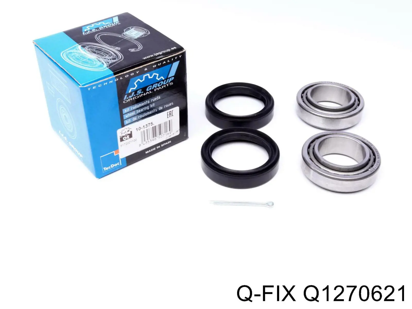 Комплект підшипник маточини передньої Q-fix Q1270621 ціна, від 13.30 USD