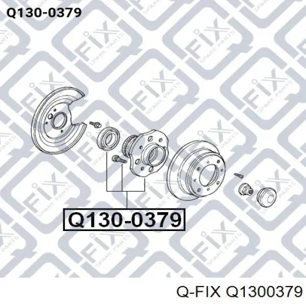 Маточини задніх коліс Q-fix Q1300379 ціна, від 25.10 USD