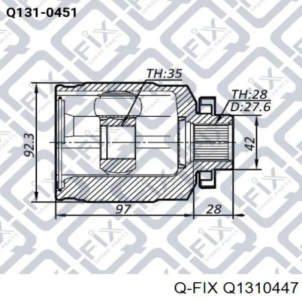 Граната колісна Q-fix Q1310447 ціна, від 36.63 USD