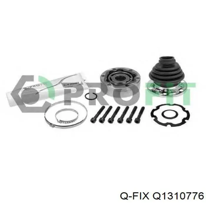ШРУС внутрішній, передній Q-fix Q1310776