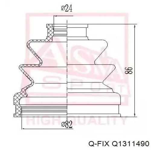 Граната колісна Q-fix Q1311490 ціна, від 170.26 USD