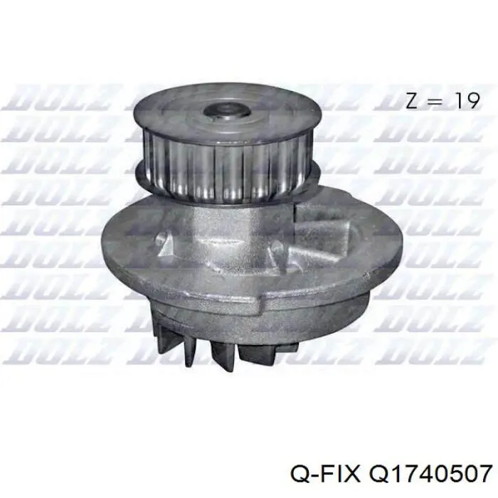 Помпа охолодження Q-fix Q1740507 ціна, від 21.42 USD