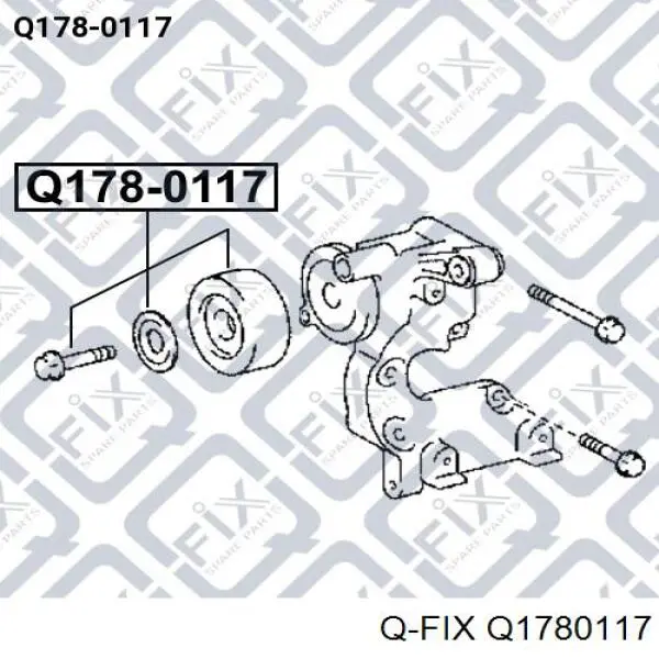 Купити Q1780117 Q-fix Натяжний ролик