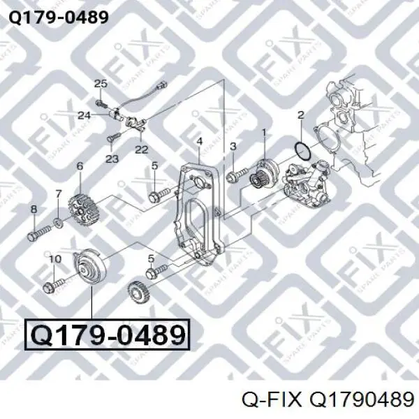 Q1790489 Q-fix Ролик натягувач