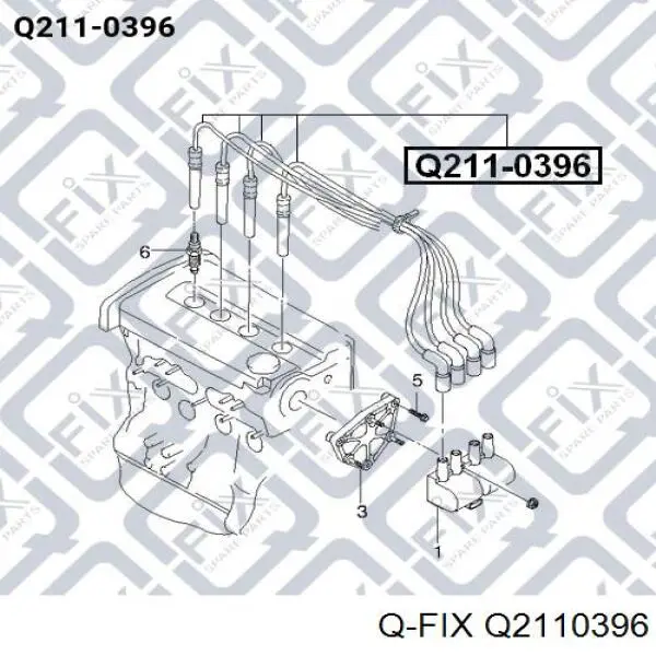 Високовольтні дроти Q2110396 Q-fix
