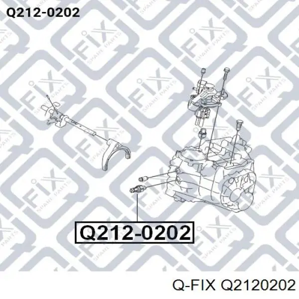 Q2120202 Q-fix датчик включення ліхтарів заднього ходу
