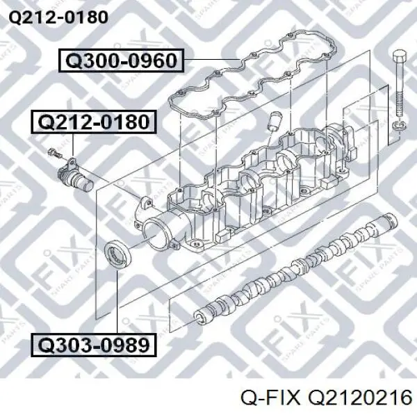 Датчик обертів колінвалу Q-fix Q2120216 ціна, від 13.81 USD