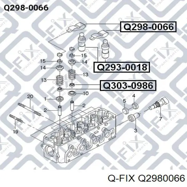 Коромисло Q2980066 Q-fix