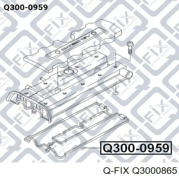 Q3000865 Q-fix Прокладка кришки клапанної 