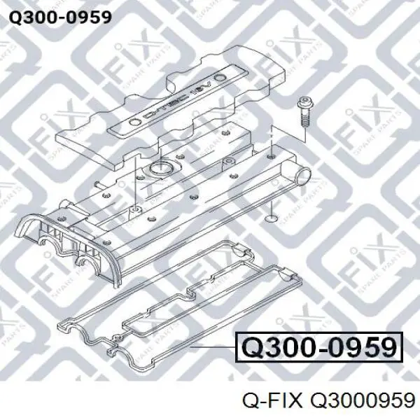 Прокладка клапанної кришки двигуна Q-fix Q3000959 ціна, від 5.20 USD