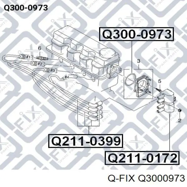 Кільце ущільнювача трамблера Q3000973 Q-fix