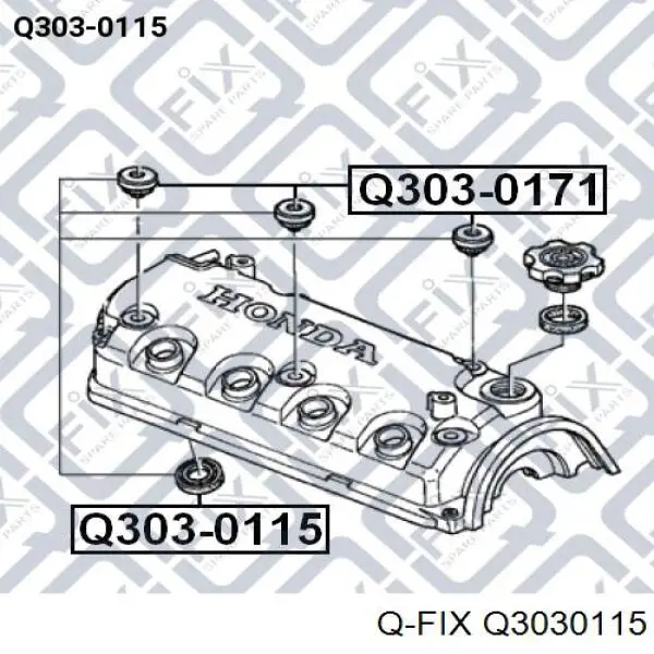 Кільце ущільнювальне свічкового колодязя Q-fix Q3030115 ціна, від 4.30 USD