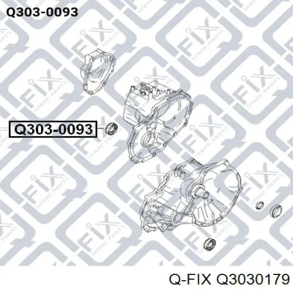 Сальник піввісі переднього моста, лівої Q-fix Q3030179 ціна, від 8.45 USD
