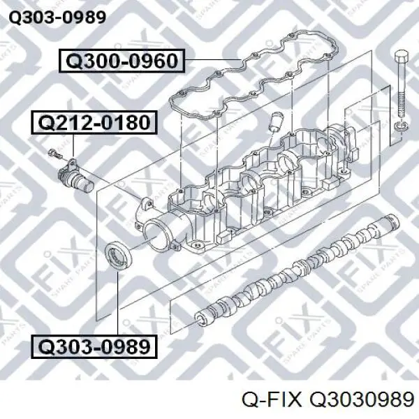 Сальник распредвала Q3030989 Q-fix