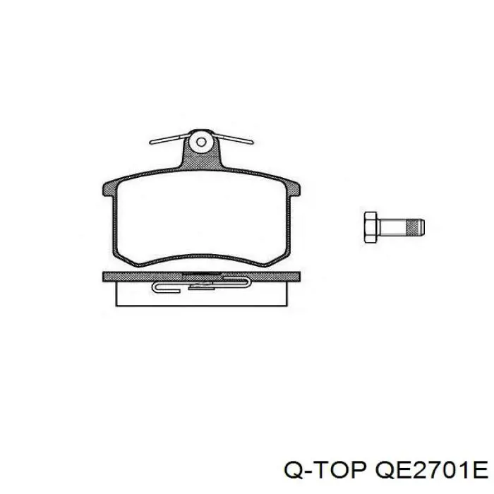 Задні гальмівні колодки RM1230 Goodrem