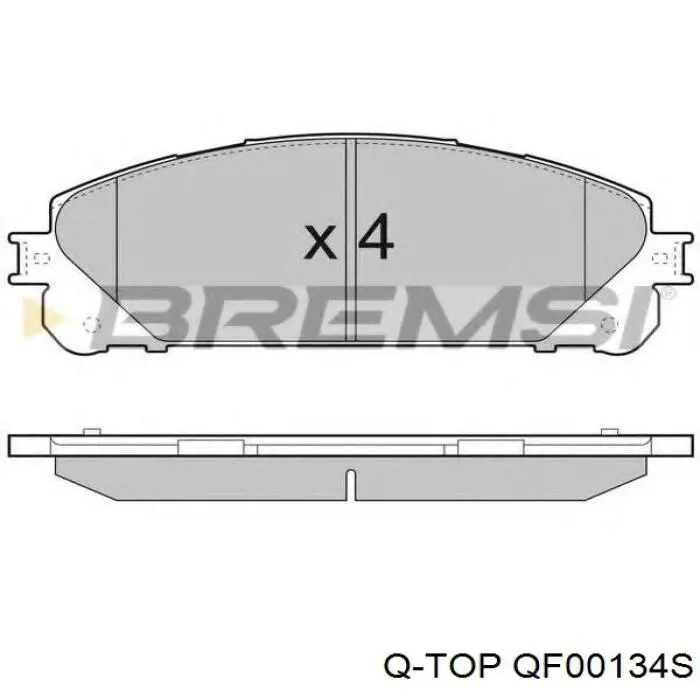 Передні тормозні колодки 302224 VALEO