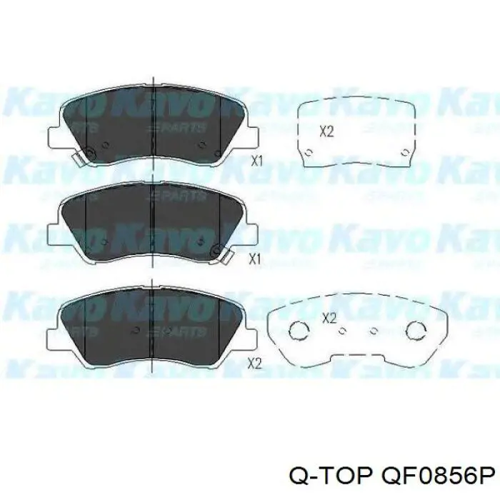 QF0856P Q-top Передні гальмівні колодки