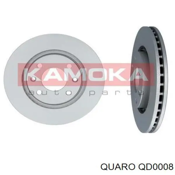 Диск переднього гальма Quaro QD0008 ціна, від 33.46 USD