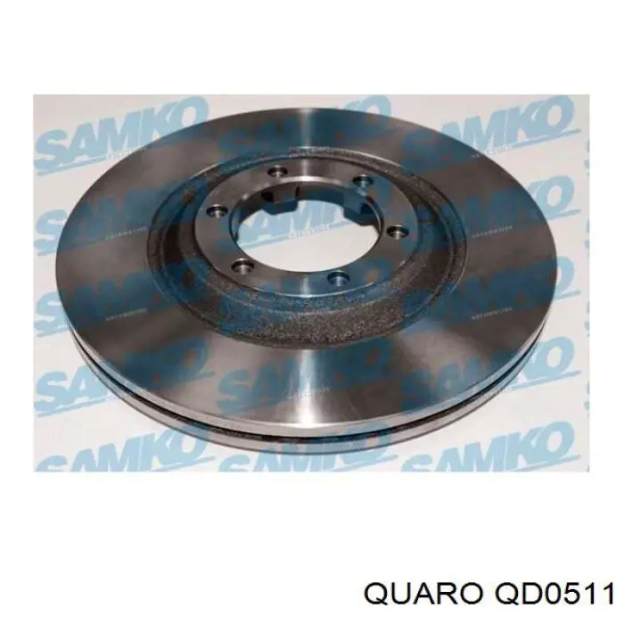 QD0511 Quaro диск гальмівний передній