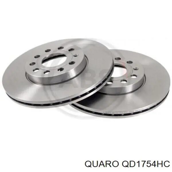 Ремкомплект передніх гальм Quaro QD1754HC