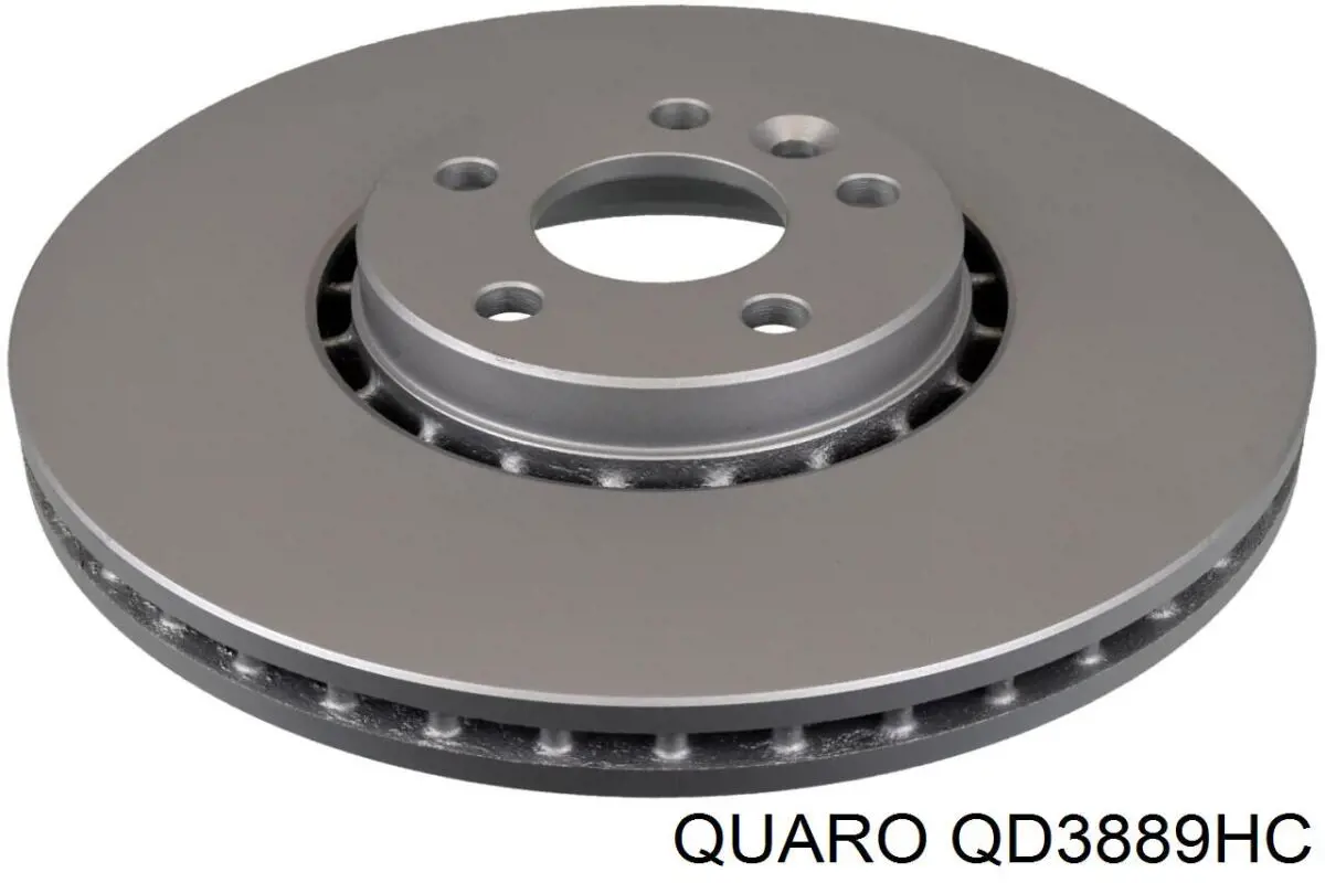 Диск гальмівний передній QD3889HC Quaro