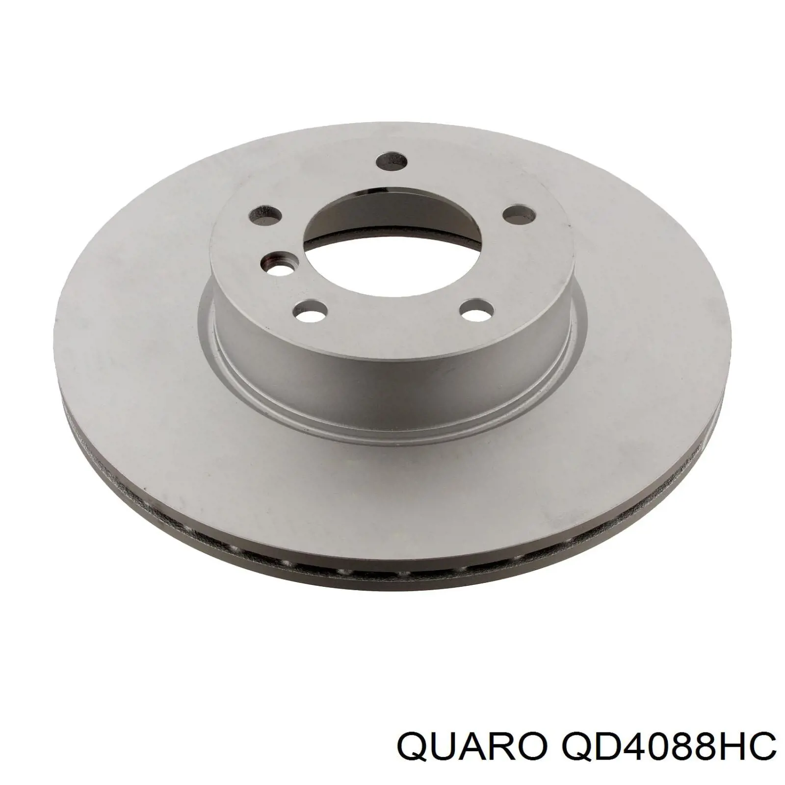 Диск гальмівний передній Quaro QD4088HC