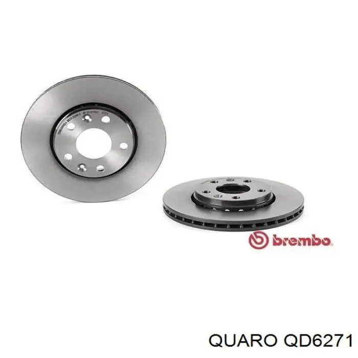 Купити QD6271 Quaro Диск заднього гальма