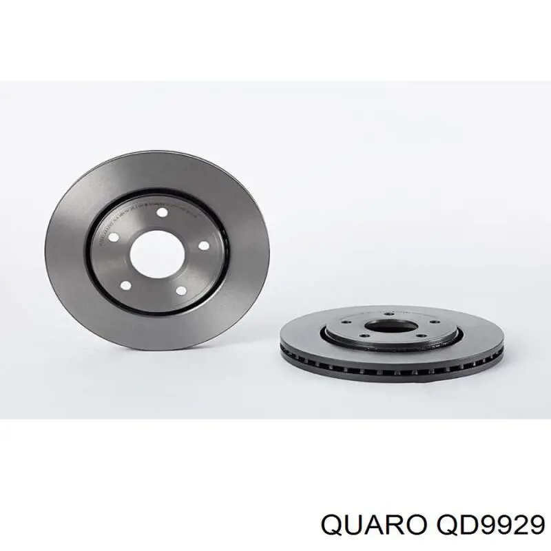 Диск переднього гальма Quaro QD9929 ціна, від 43.38 USD