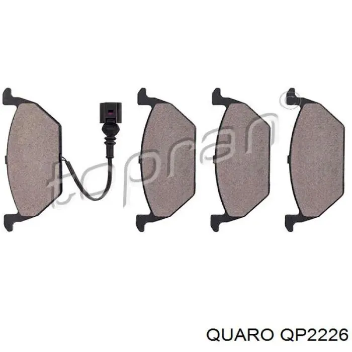 Гальмівні колодки Quaro QP2226 ціна, від 20.03 USD