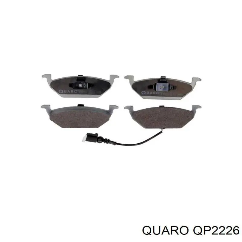 Купити QP2226 Quaro Колодки гальмівні передні, дискові