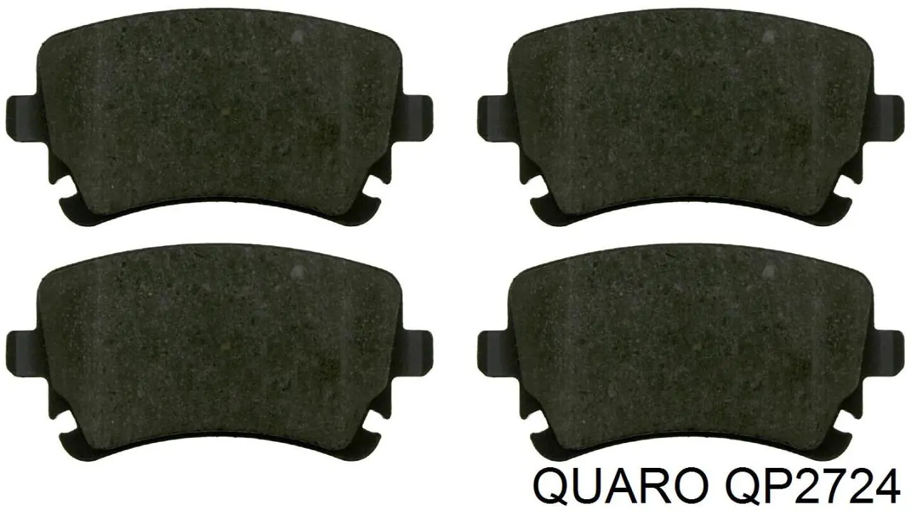 Задні дискові колодки Quaro QP2724