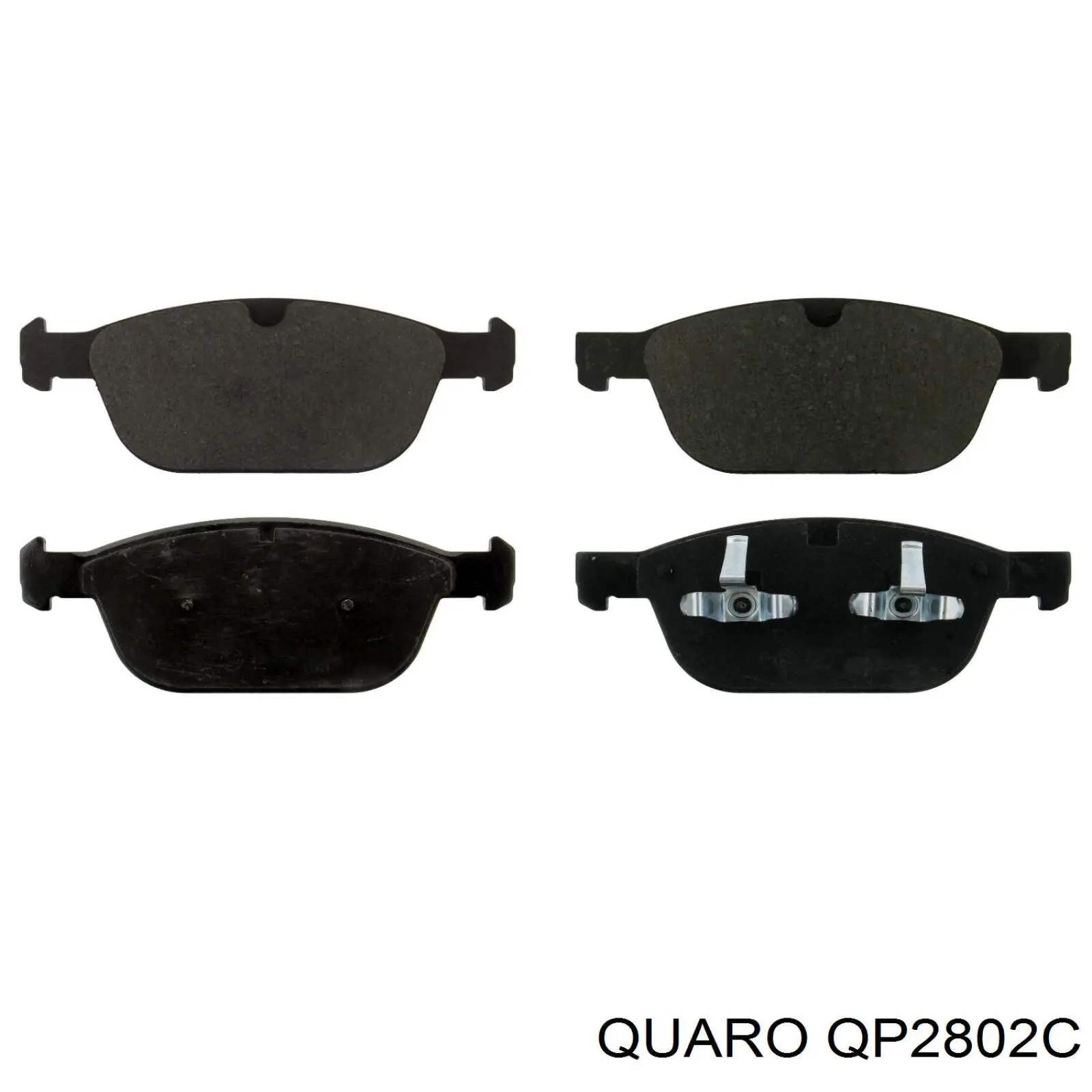 Гальмівні колодки Quaro QP2802C ціна, від 48.50 USD