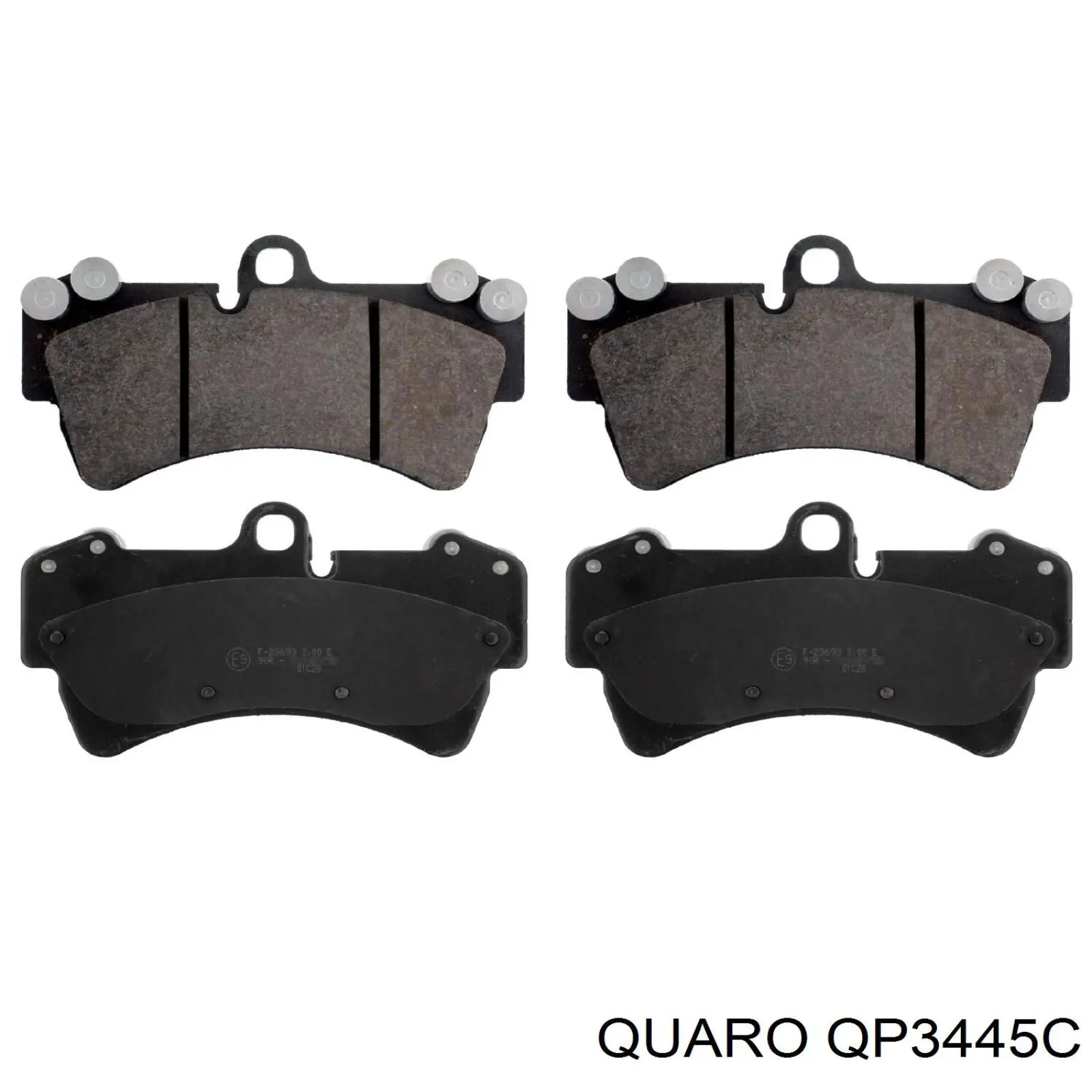 Гальмівні колодки Quaro QP3445C ціна, від 56.55 USD