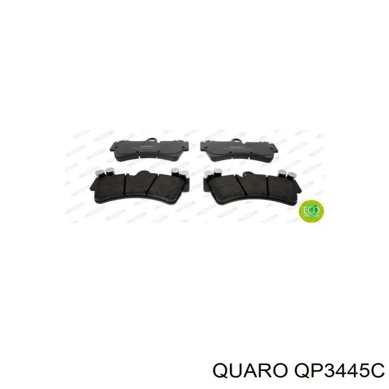 Купити QP3445C Quaro Колодки гальмівні передні, дискові