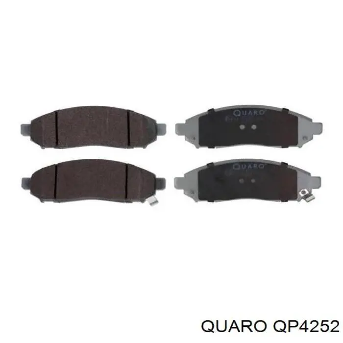 Купити QP4252 Quaro Колодки гальмівні передні, дискові
