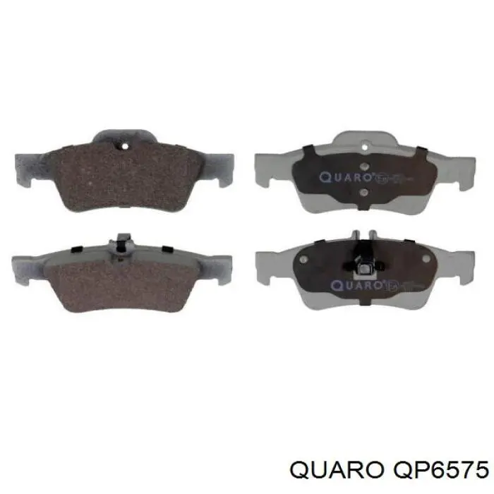 Задні гальмівні колодки Quaro QP6575 ціна, від 21.99 USD