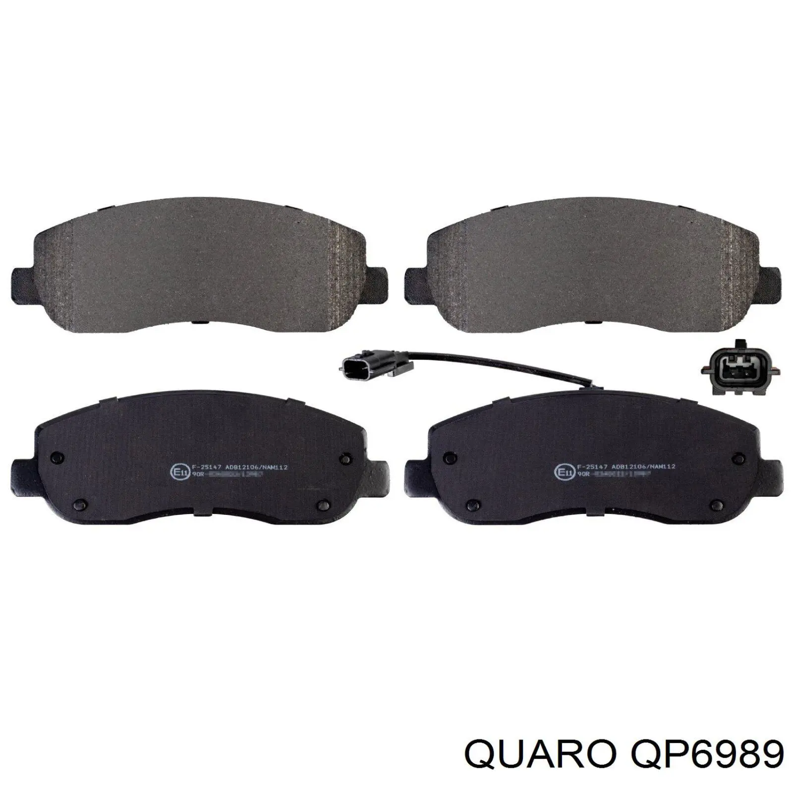 QP6989 Quaro Передні гальмівні колодки